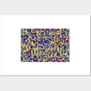 Abstract Psychedelic Pattern Posters and Art